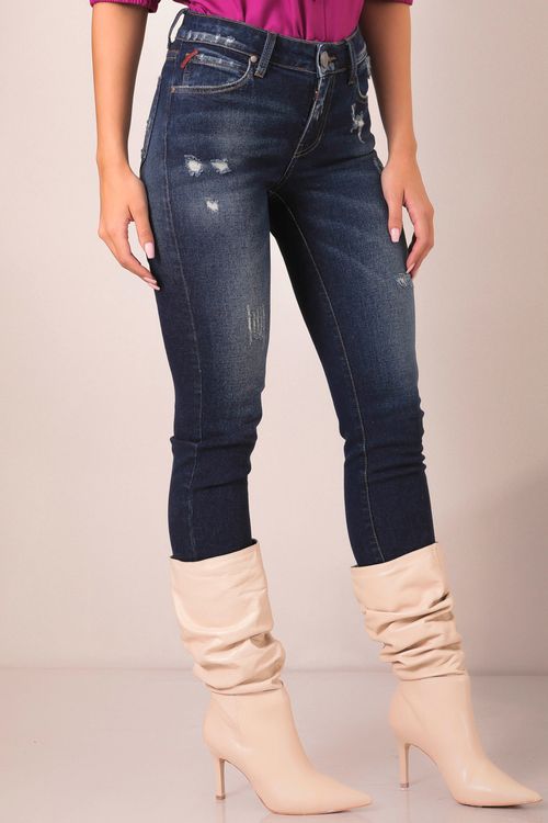 Calça Feminina Jeans Isabela Cropped Skinny
