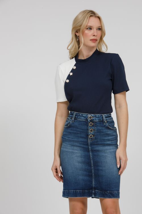 Saia Jeans Julieta