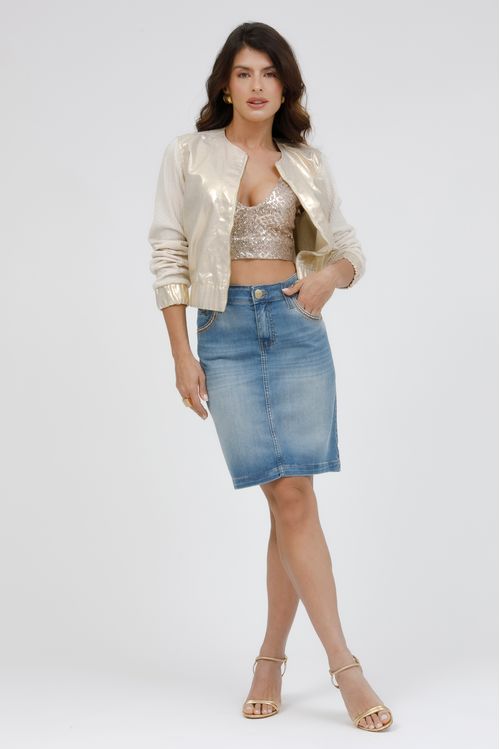 Saia Jeans Julieta