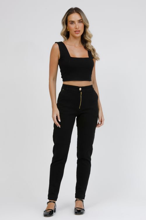 Calça Feminina Sarja Valentina Skinny