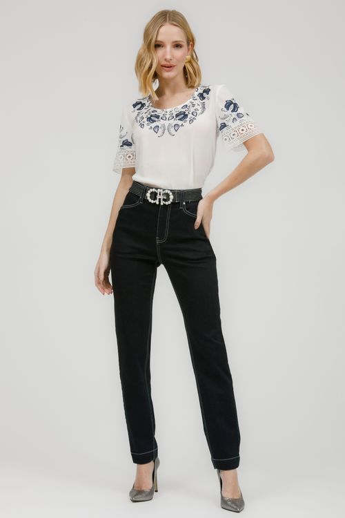 Calça Feminina Jeans Luciana Skinny