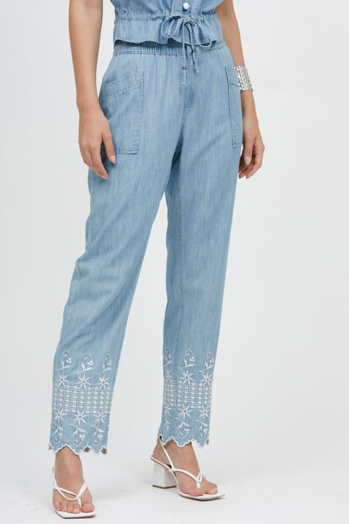 Calça Feminina Jeans Pijama