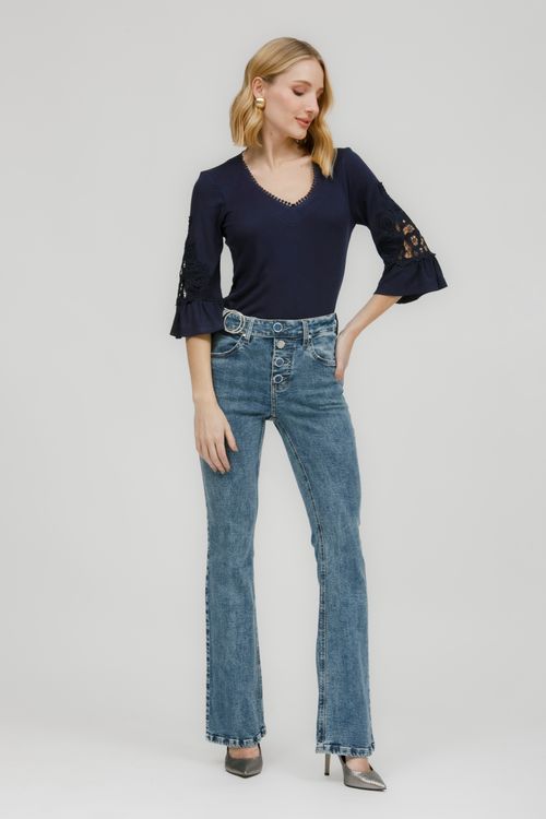 Calça Feminina Jeans Sofia Bootcut