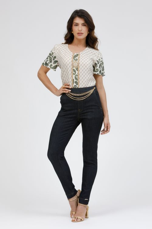 Calça Feminina Jeans Luciana Skinny