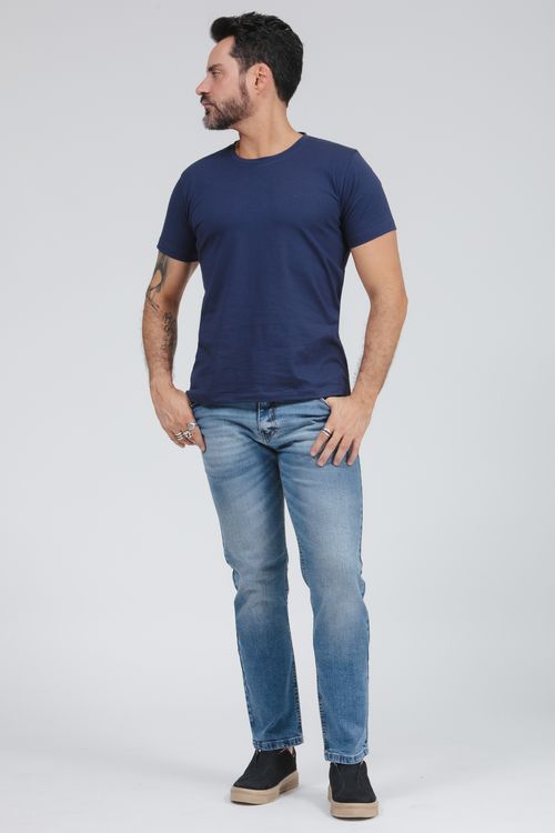 Camiseta Masculina Básica Gola Careca
