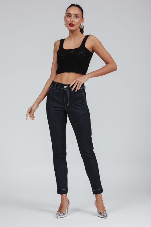 Top Cropped Tricot Alça Bella Falconi