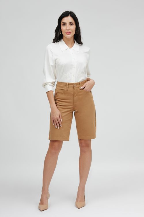 Bermuda Feminina Sarja Julieta