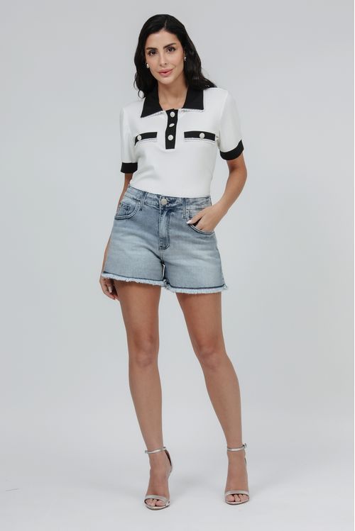 Bermuda Feminina Jeans Sofia Transfer