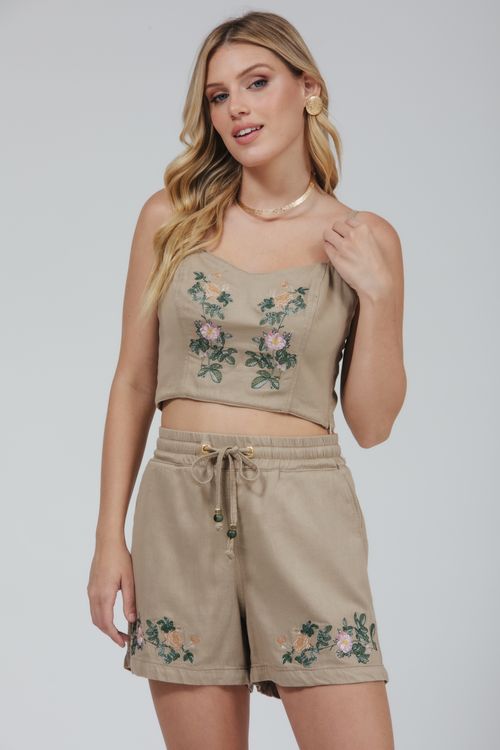 Top Sarja Bordado