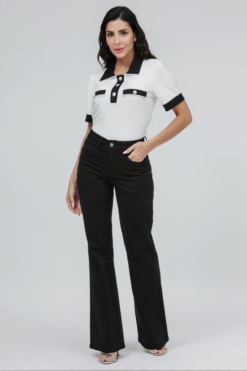 Calça Feminina Sarja Sofia Bootcut