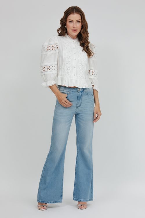 Calça Feminina Jeans Jana Flare