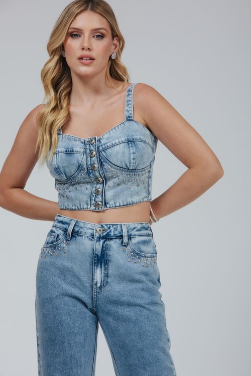 Top Jeans Cropped