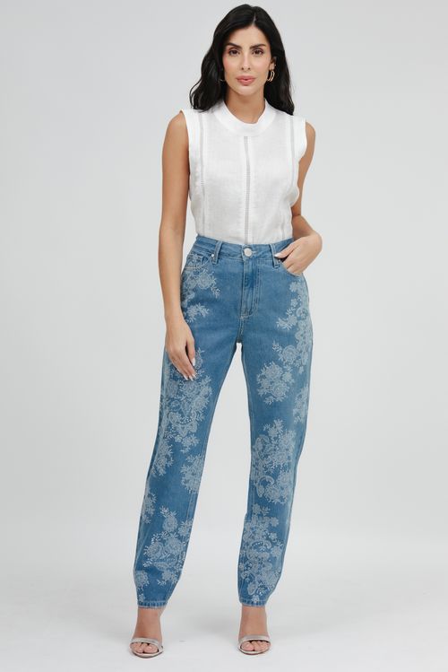 Calça Feminina Jeans Lorena Skinny