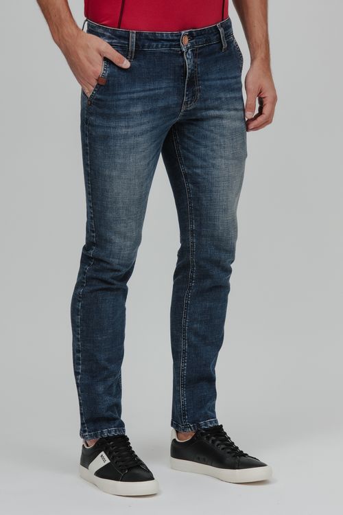 Calça Masculina Jeans Anatômica Slim