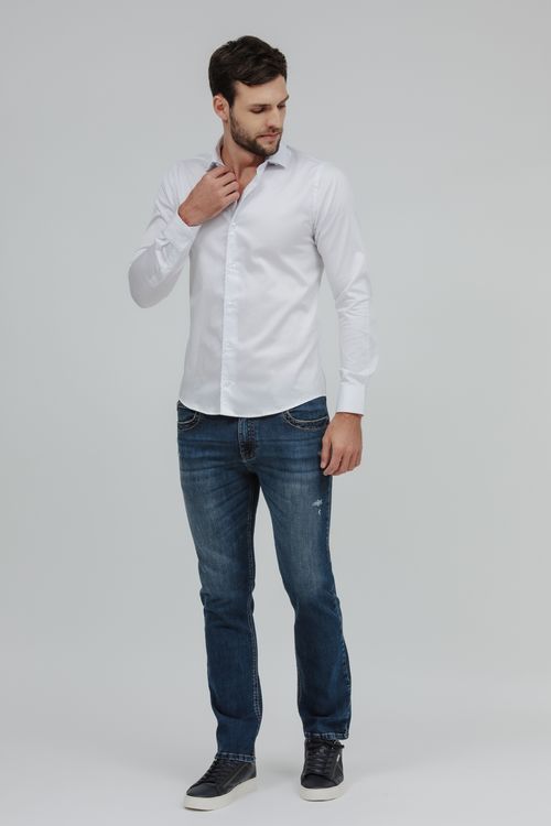 Calça Masculina Jeans Anatômica Slim