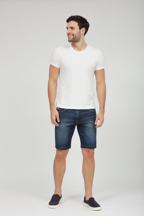 Camiseta Masculina Básica Gola Careca
