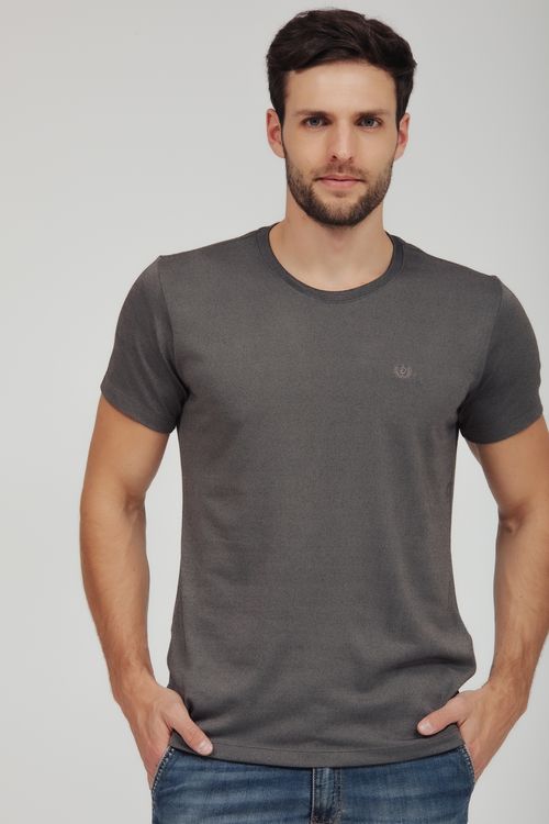 Camiseta Masculina Básica Gola Careca