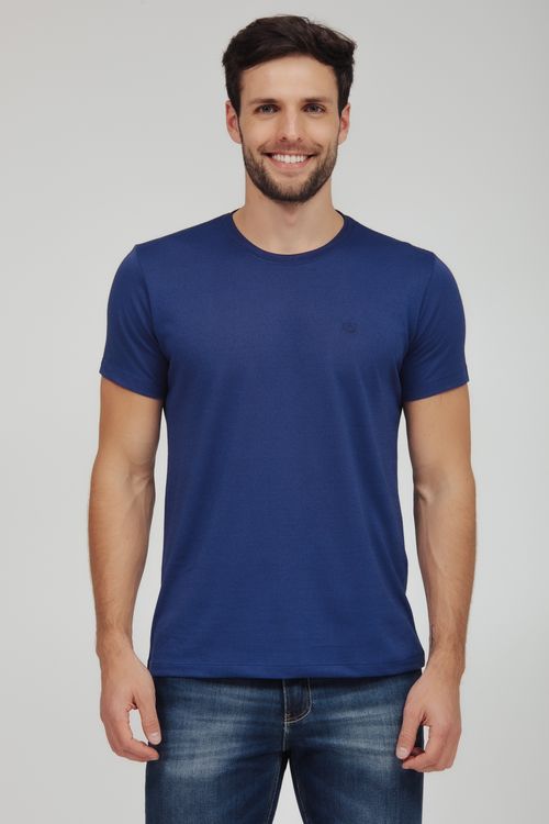 Camiseta Masculina Básica Gola Careca