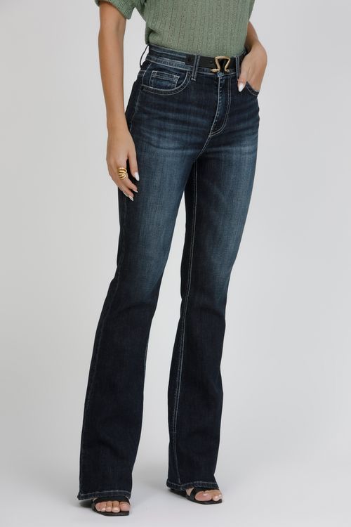 Calça Feminina Jeans Luciana Bootcut