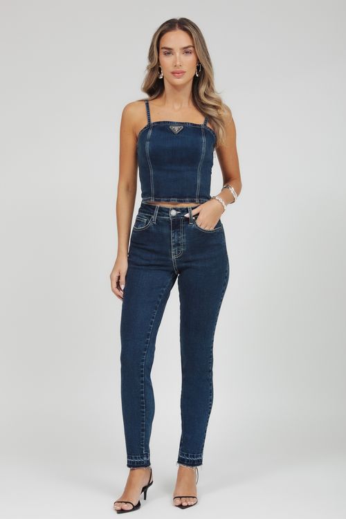 Top Feminino Jeans