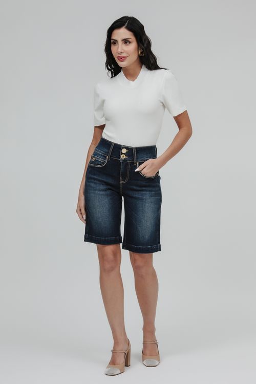 Bermuda Feminina Jeans Julieta