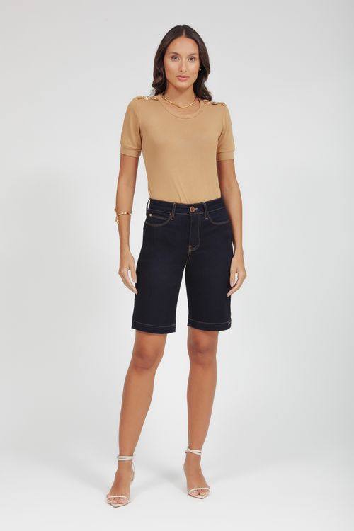 Bermuda Feminina Jeans Julieta