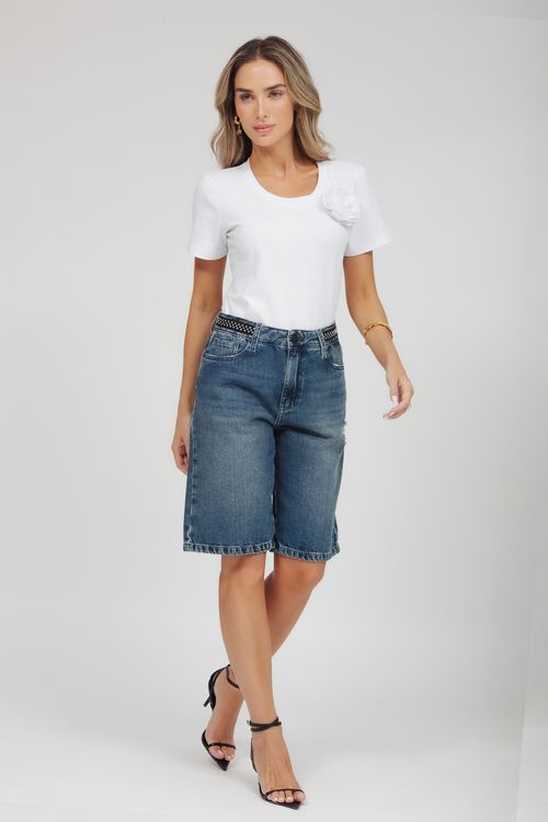 Bermuda Feminina Jeans Jorts