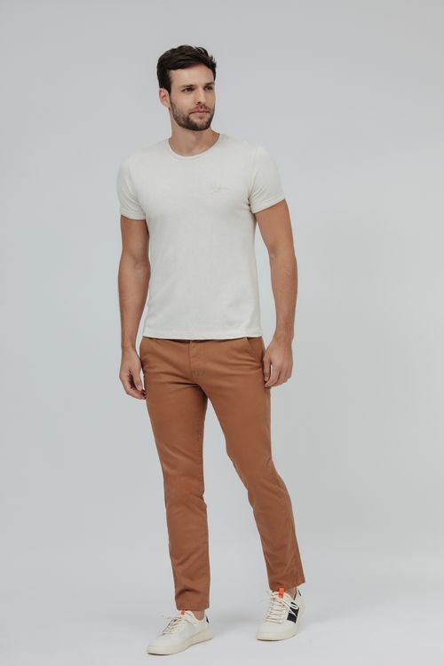 Camiseta Masculina Malha Linen