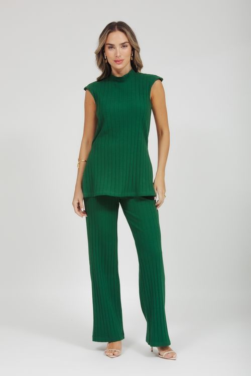 Aerolook Calça E Regata Gola Alta