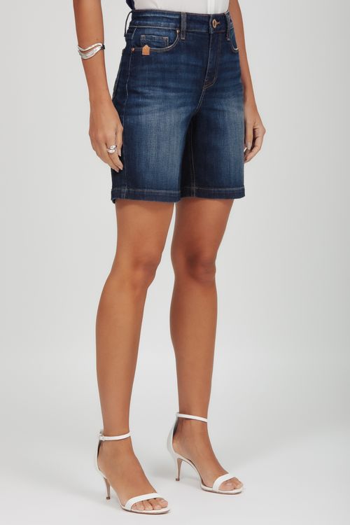 Bermuda Feminina Jeans Luciana Média