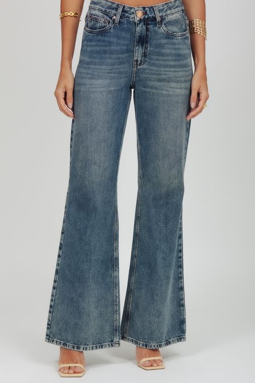 Calça Feminina Jeans Jana Flare