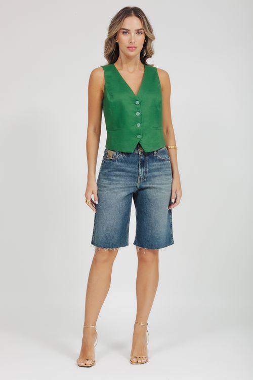 Bermuda Feminina Jeans Jorts