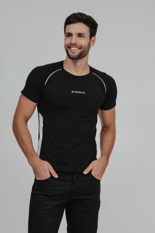 Camiseta Masculina Malha Com Vivos