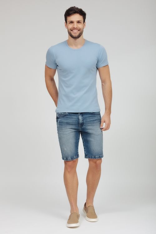 Bermuda Masculina Jeans Lucas
