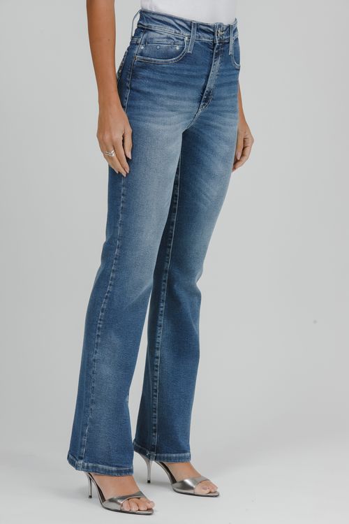 Calça Feminina Jeans Luciana Bootcut