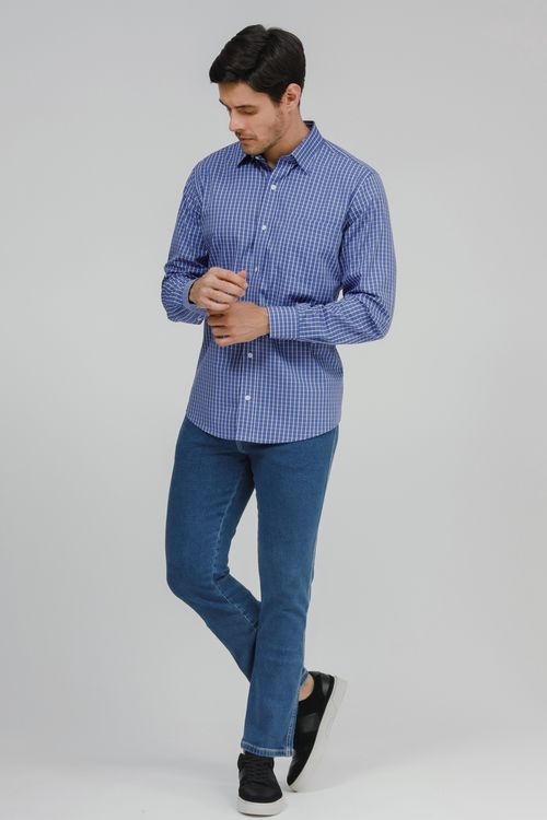 Camisa Masculina Comfort Manga Longa