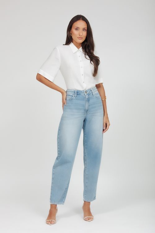 Calça Feminina Jeans Balloon Skinny