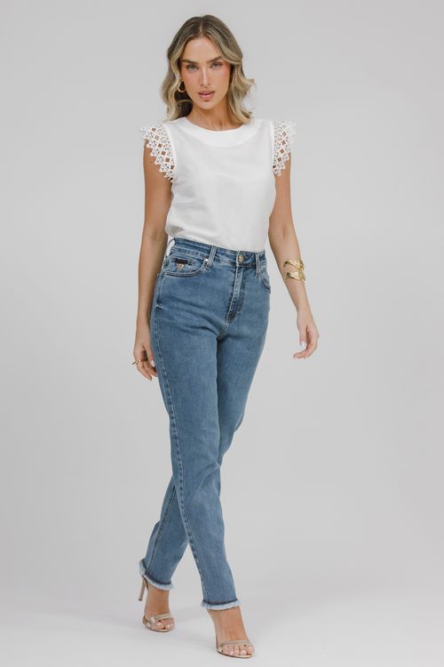 Calça Feminina Jeans Valentina Skinny