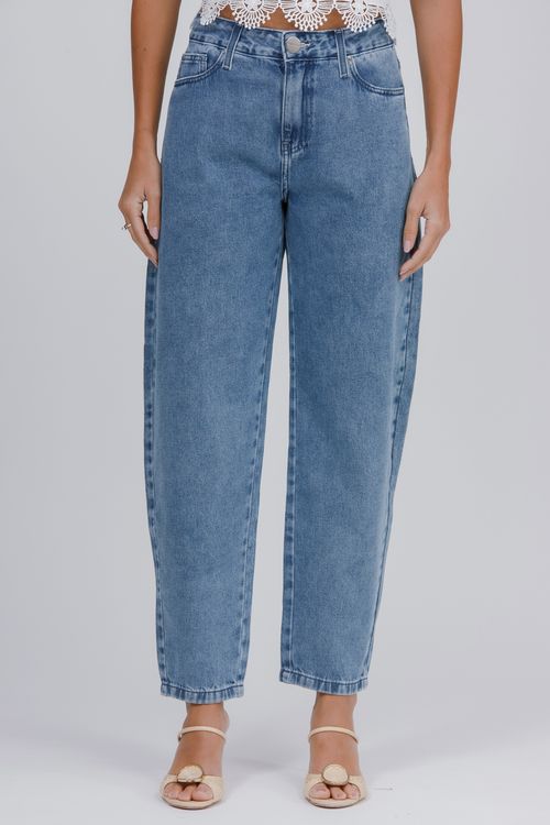 Calça Feminina Jeans Balloon Skinny