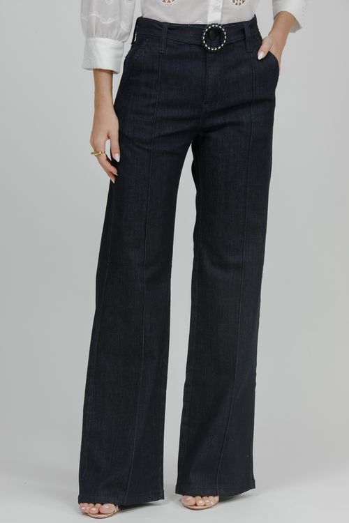 Calça Feminina Jeans Wide Leg