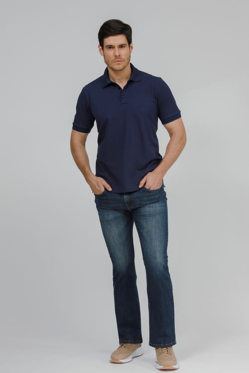 Camiseta Masculina Malha Gola Polo