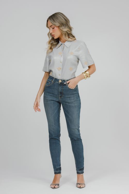 Calça Feminina Jeans Luciana Skinny