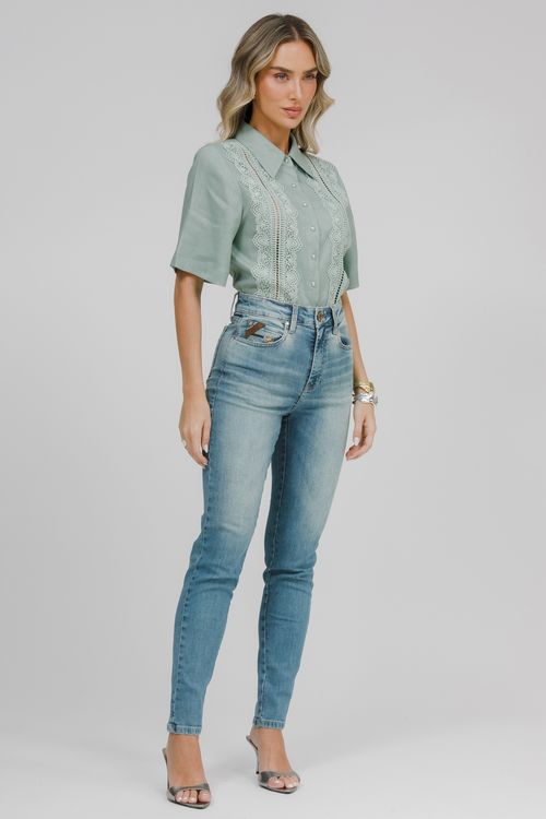 Calça Feminina Jeans Isabela Skinny