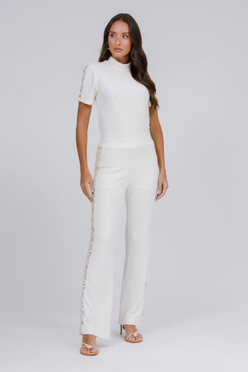 Aerolook Calça E Blusa Malha Tricot