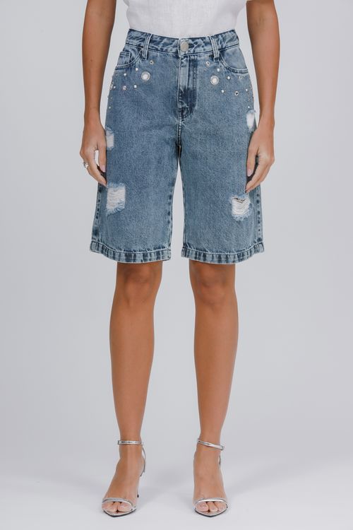 Bermuda Feminina Jeans Jorts