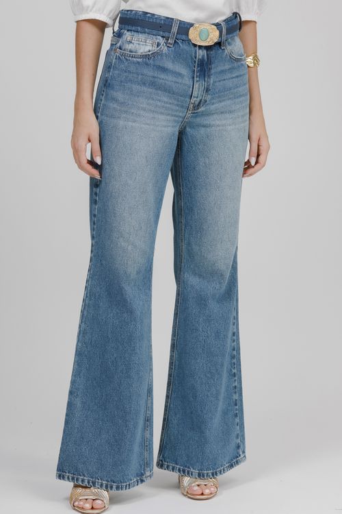 Calça Feminina Jeans Jana Flare