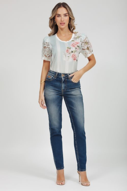 Calça Feminina Jeans Sofia Skinny