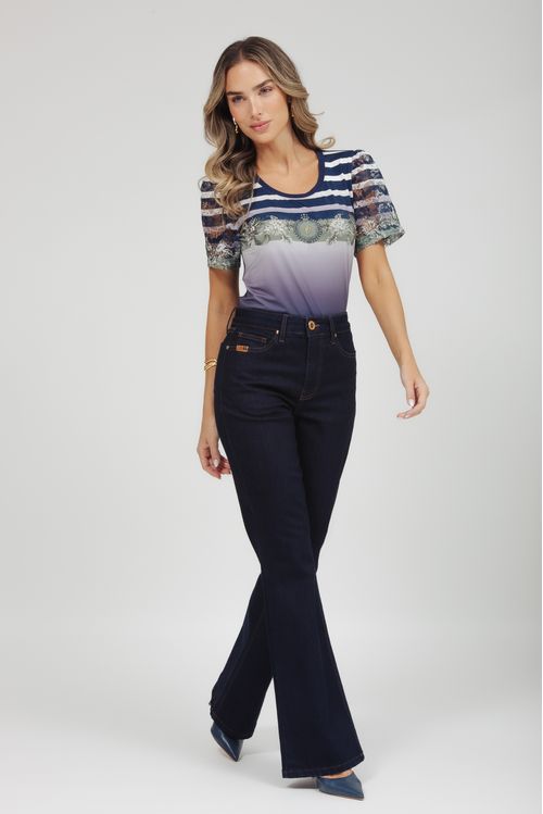 Calça Feminina Jeans Luciana Bootcut