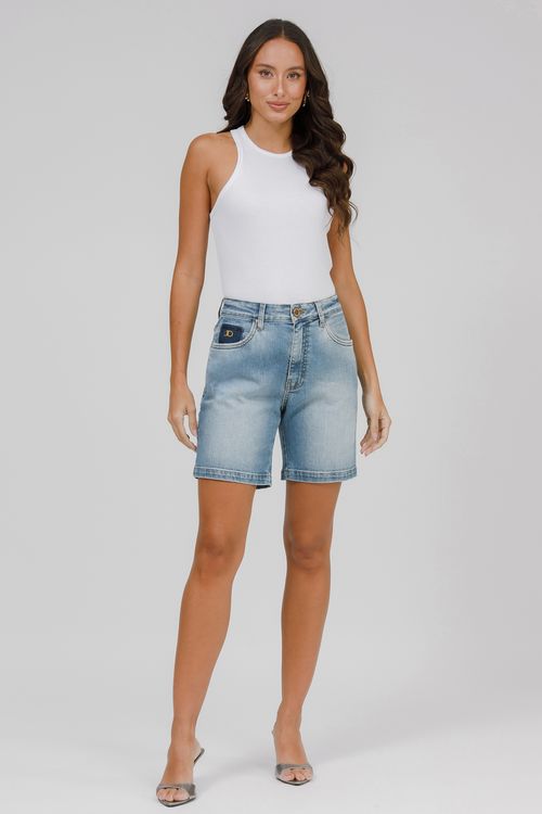 Bermuda Feminina Jeans Luciana