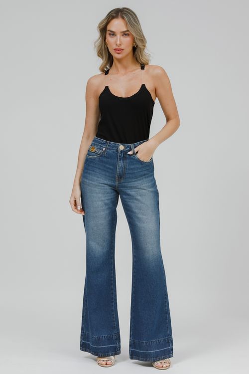 Calça Feminina Jeans Jana Flare